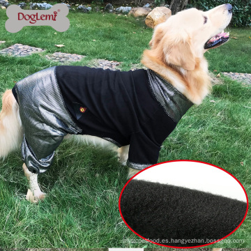 Ropa reflexiva del calor de HeatPaw Dog Reversible del paño grueso y suave Chaqueta grande del perro Ropa del animal doméstico para el perro